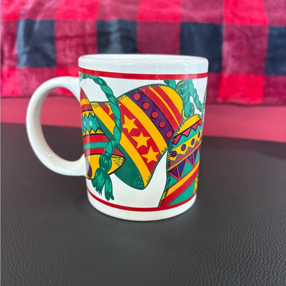 Holiday Splendor by Riviera Van Beers colorful bell mug